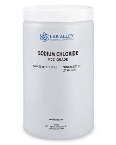 Sodium Chloride Crystal, FCC Grade, Kosher, Halal