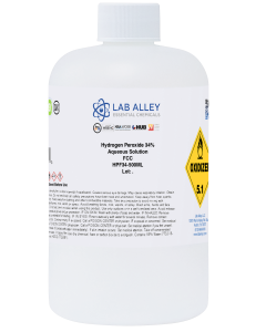 Hydrogen Peroxide 34% Food Grade, Kosher, Halal