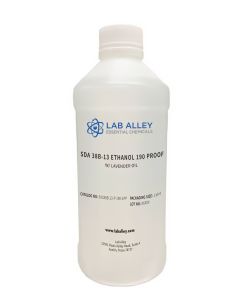 Ethanol 190 Proof (95%) w/ Lavender Oil, Kosher, Halal (SDA 38B-13)