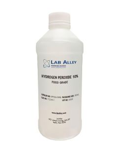 Hydrogen Peroxide 10% Solution, Food Grade, Kosher, Halal