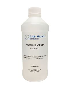 Phosphoric Acid 25% Solution, Food Grade (FCC), Kosher, Halal