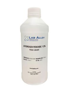Hydrogen Peroxide 12% Solution, Food Grade, Kosher, Halal