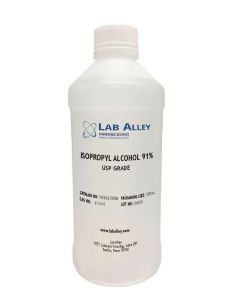 Isopropyl Alcohol 91% USP Grade, Kosher, Halal