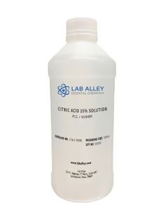 Citric Acid 25% Solution, FCC, Kosher, Halal