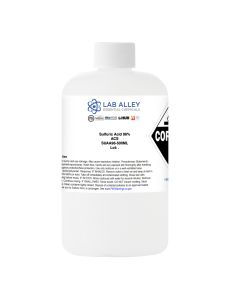 Sulfuric Acid 96% ACS Reagent Grade Solution (95-98%, Concentrated H2SO4)