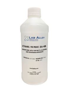 SDA 40B Ethanol 190 Proof (95%), Kosher, Halal