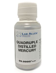 Mercury Metal Quadruple Distilled 99.9995% ACS Grade