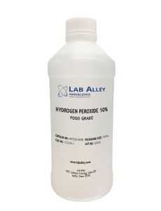 Hydrogen Peroxide 10% Solution, Food Grade, Kosher, Halal