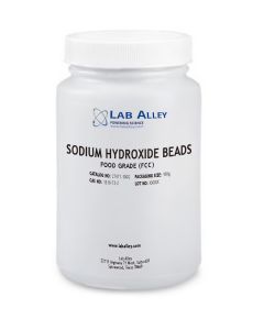 Sodium Hydroxide Beads FCC/Food Grade (Mesh Size 16 or 1.19mm)
