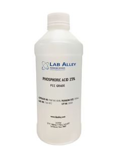 Phosphoric Acid 25% Solution, Food Grade (FCC), Kosher, Halal
