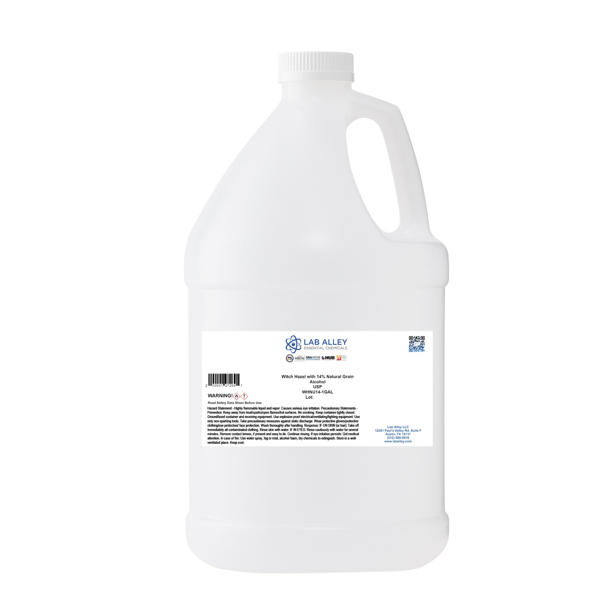 Witch Hazel, 100% Distilled 14%_WHNU14_USP Grade_1 Gallon_HighRes_ 2024.jpg .jpg__PID:20ffcd01-94f8-4e50-8981-38c8507eb25c